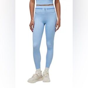 NWT Travis Mathew Painted Sky Moveknit Legging XL Blue Running Yoga Activewear